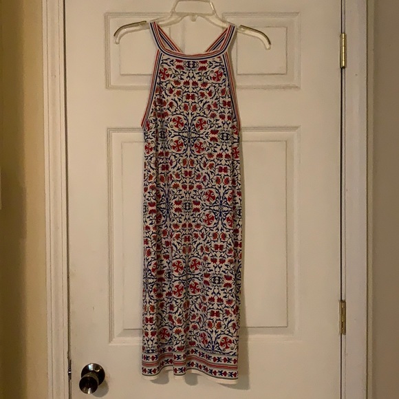 Max Studio Dresses & Skirts - Max Studio Red White and Blue racer back dress built-in bra 95% poly 5% spandex